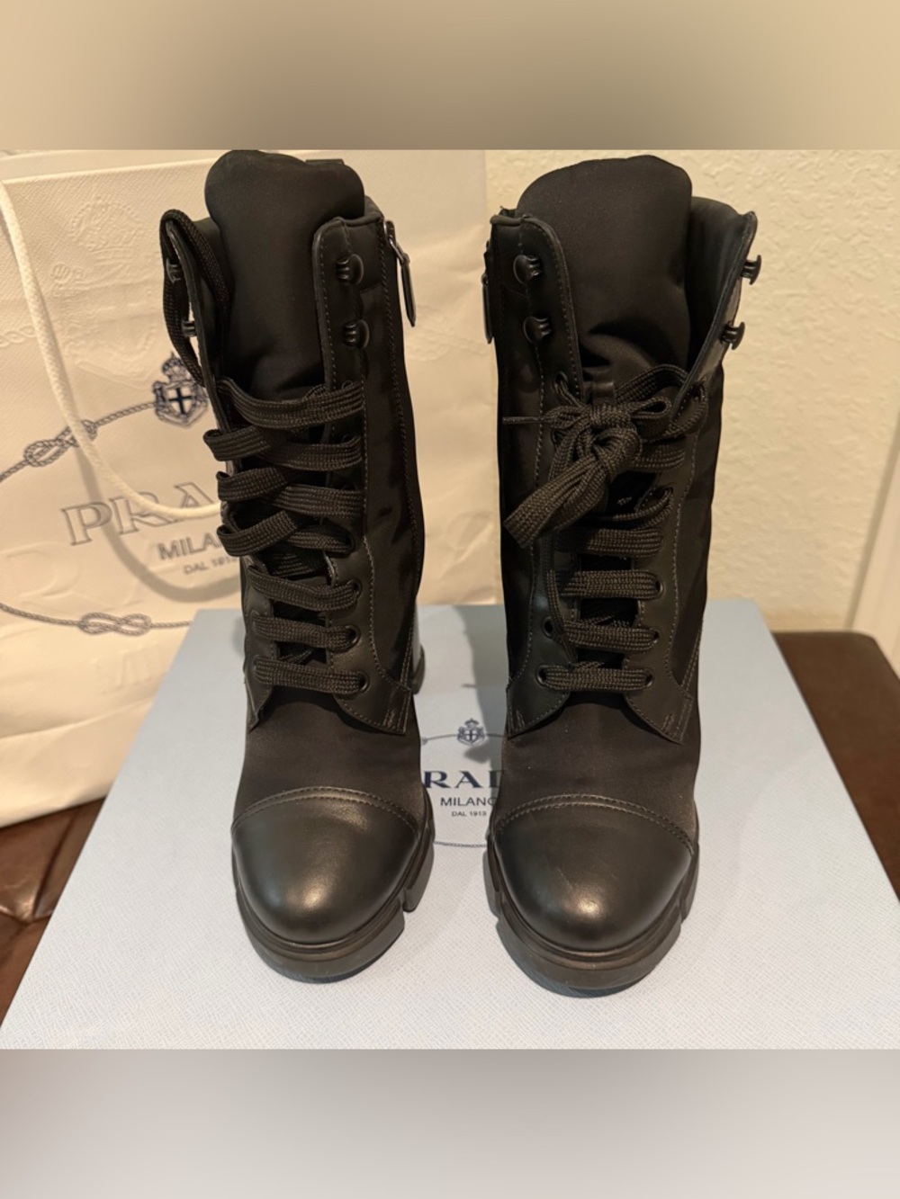 Like New Prada Nylon Boots - Picture 9 of 15